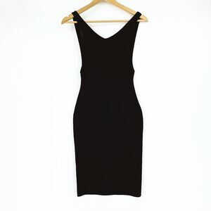House Of CB Womens Bandage Low Back Mini Dress Size XS Black Nightout LBD